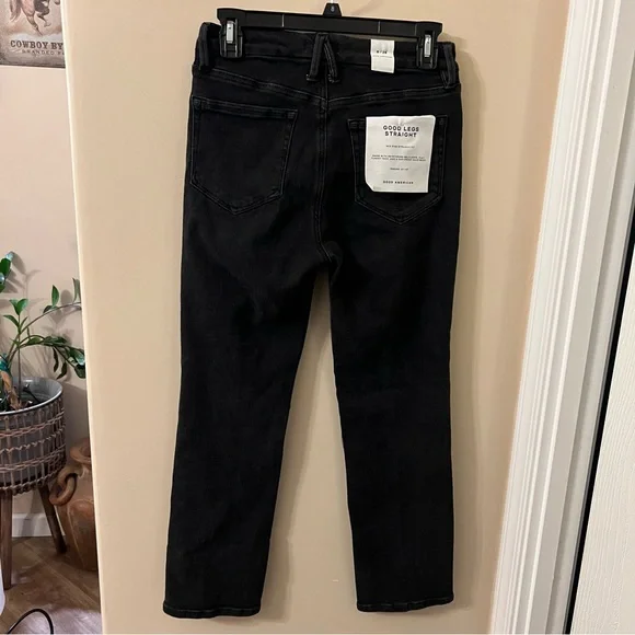 NWT Good American Good Legs Straight Jeans - Picture 6 of 10